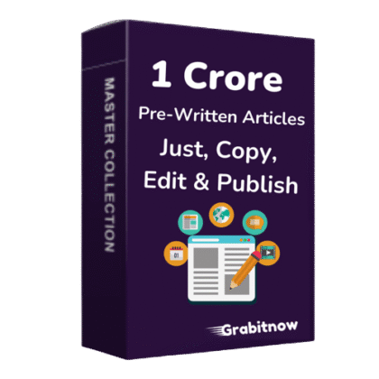 1 Crore Pre-Written Articles Bundle