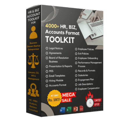 4000+ HR, BIZ, ACCOUNTS FORMAT TOOLKIT